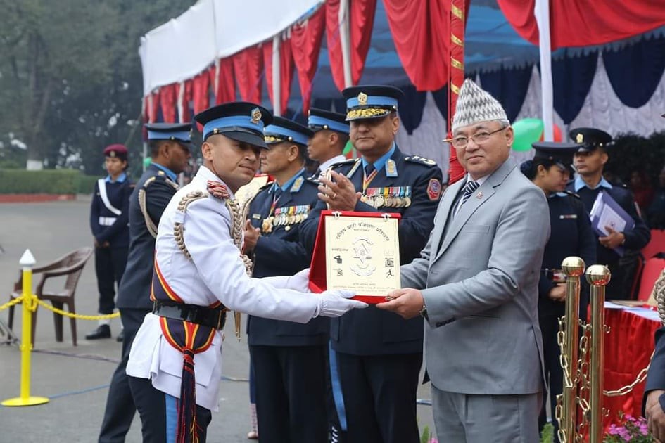 आधारभूत तालिम सकेर एकानब्बे प्रहरी निरीक्षक पास आउट, किरण राउत 'अलराउन्ड फर्स्ट'