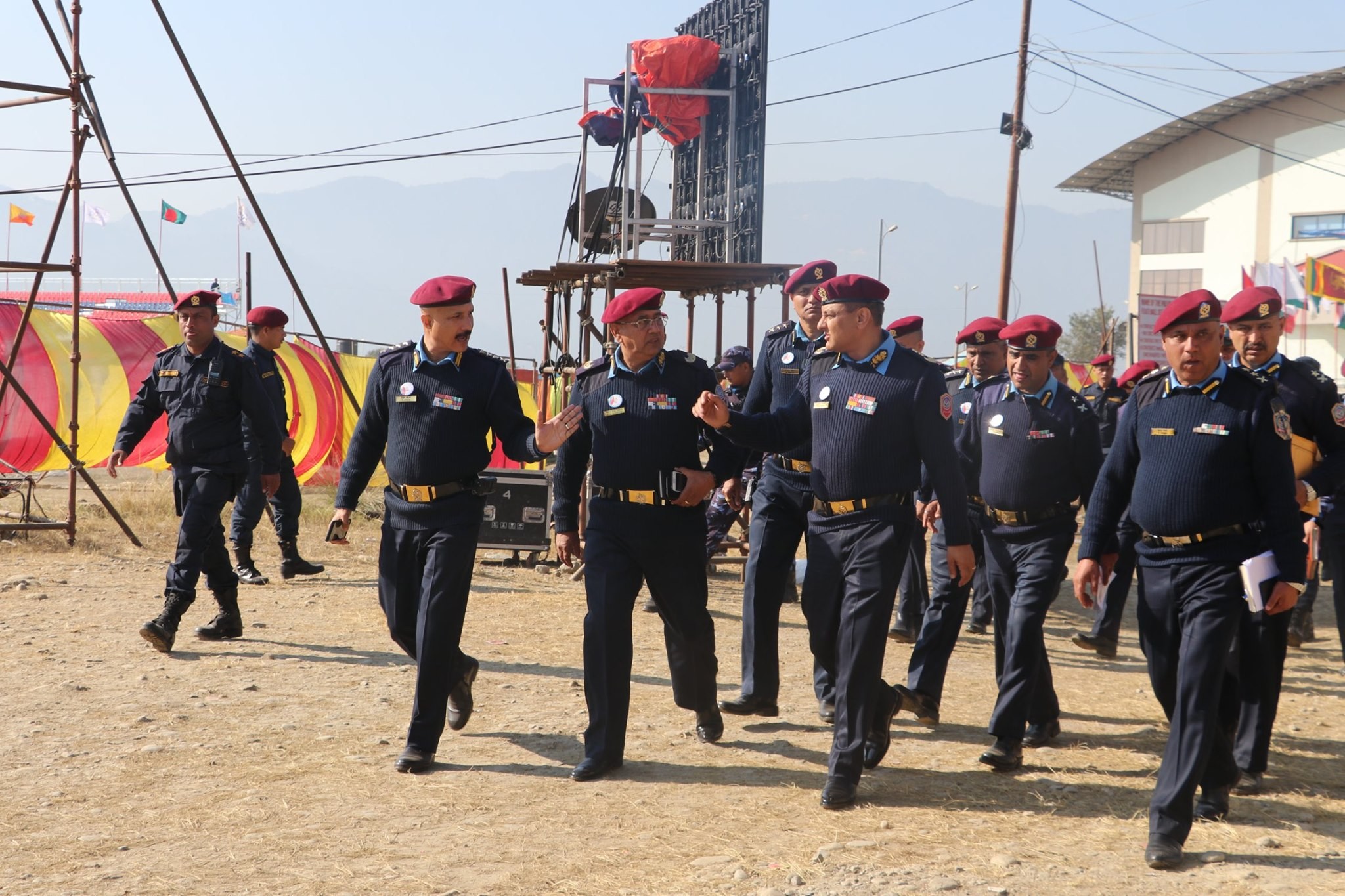 दक्षिण एसियाली खेलकुद सुरक्षालाई मध्यनजर गर्दै आइजीपी खनाल पोखरामा