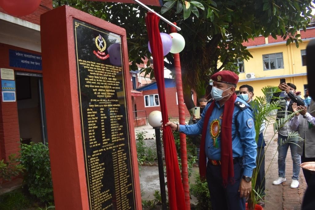 एआईजी हरि पालद्वारा सिसिटिभी क्यामेरा जडान उद्‌घाटन